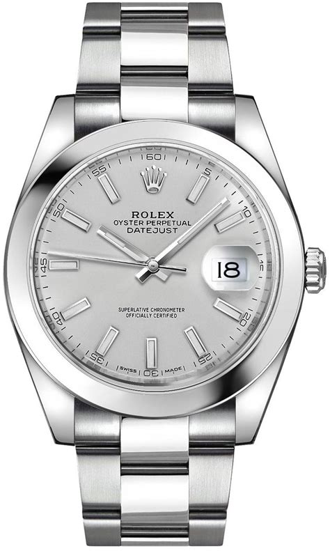 Rolex Datejust silver price